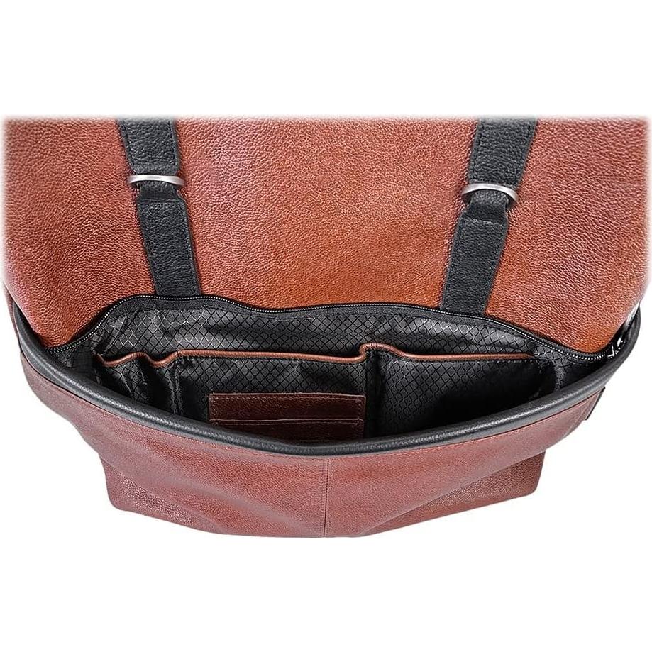 Mochila de Cuero McKleinUSA 17" Bicolor para Laptop
