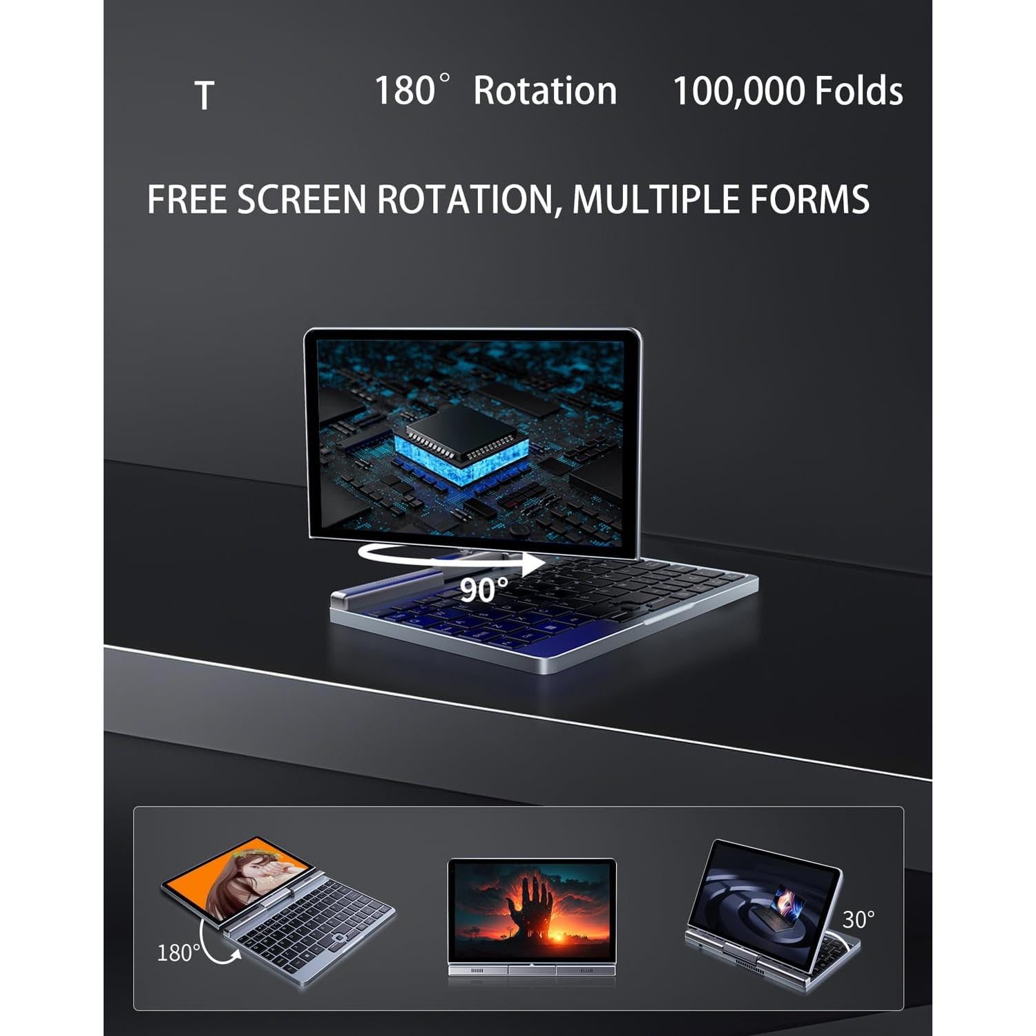 Mini Laptop KOOFORWAY BP8 8" Táctil 12GB RAM 1TB SSD