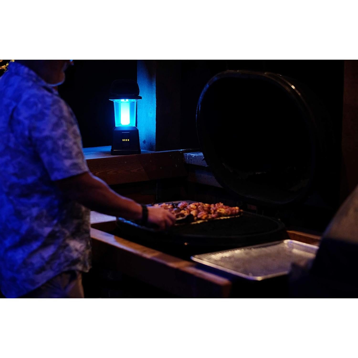 Linterna LED Enbrighten Recargable 650 Lúmenes Rojo 28 cm