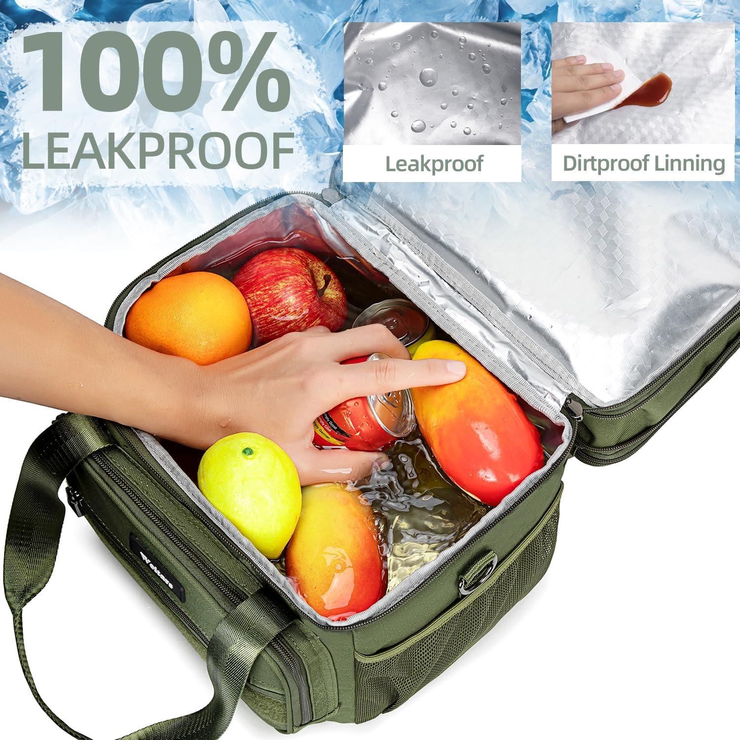 Caja de Almuerzo Aislada Weitars 16L Verde Militar Táctica