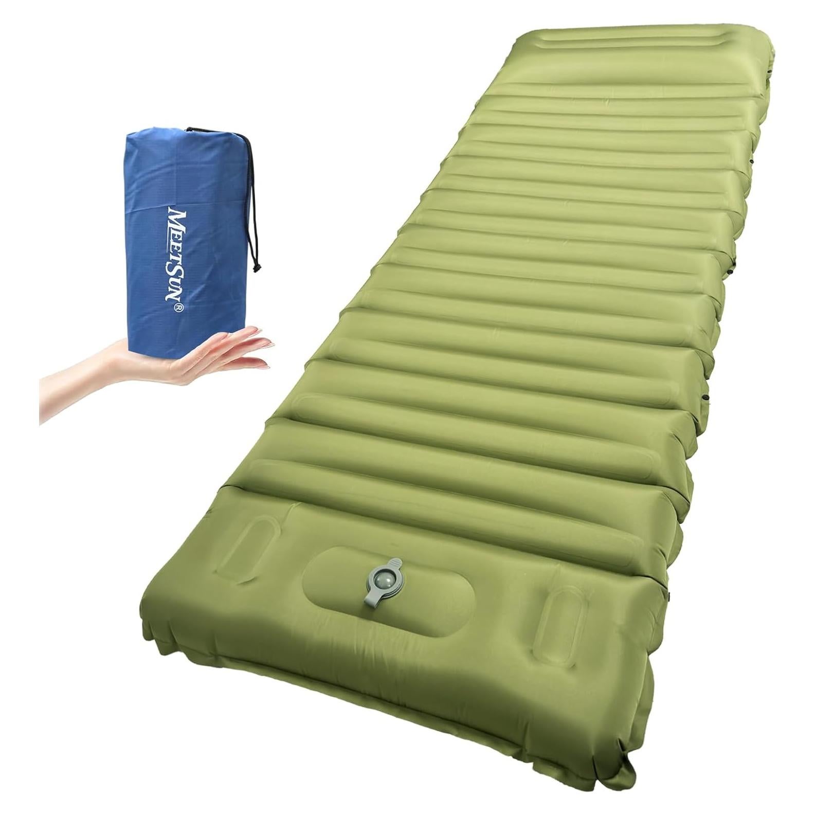 Colchoneta Aislante MEETSUN Individual 12.7 cm con Bomba