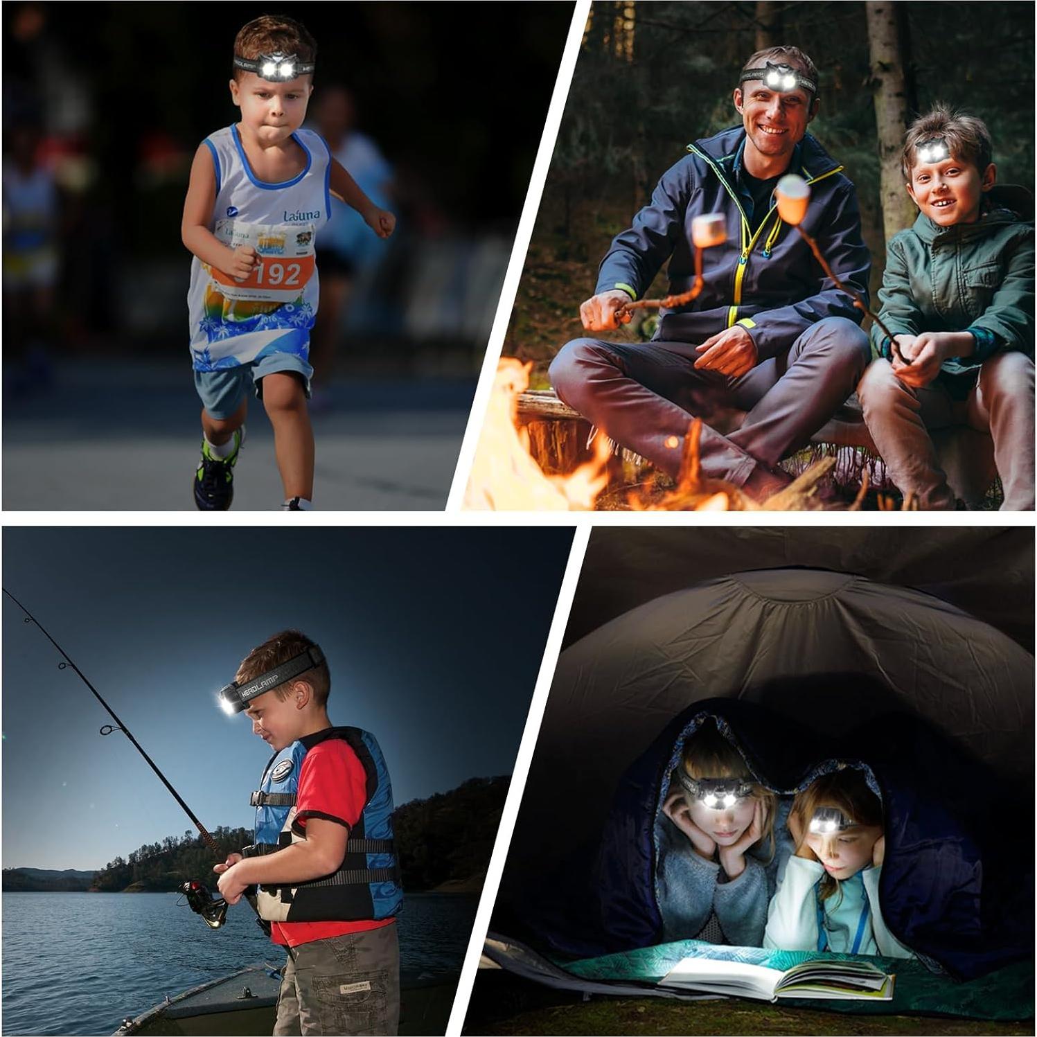 Linterna Frontal Recargable Lsnisni 5 Modos LED Impermeable