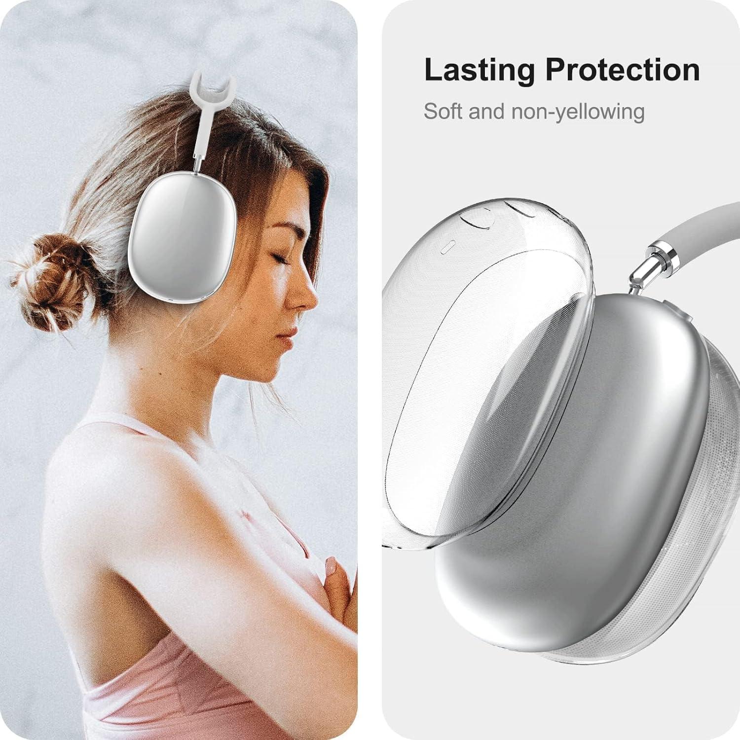 Funda Transparente para Almohadillas AirPods Max Foweroty