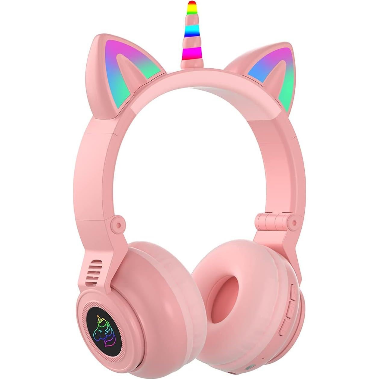 Auriculares Inalámbricos Yusonic Unicornio Rosa 220g Bluetooth 5.0
