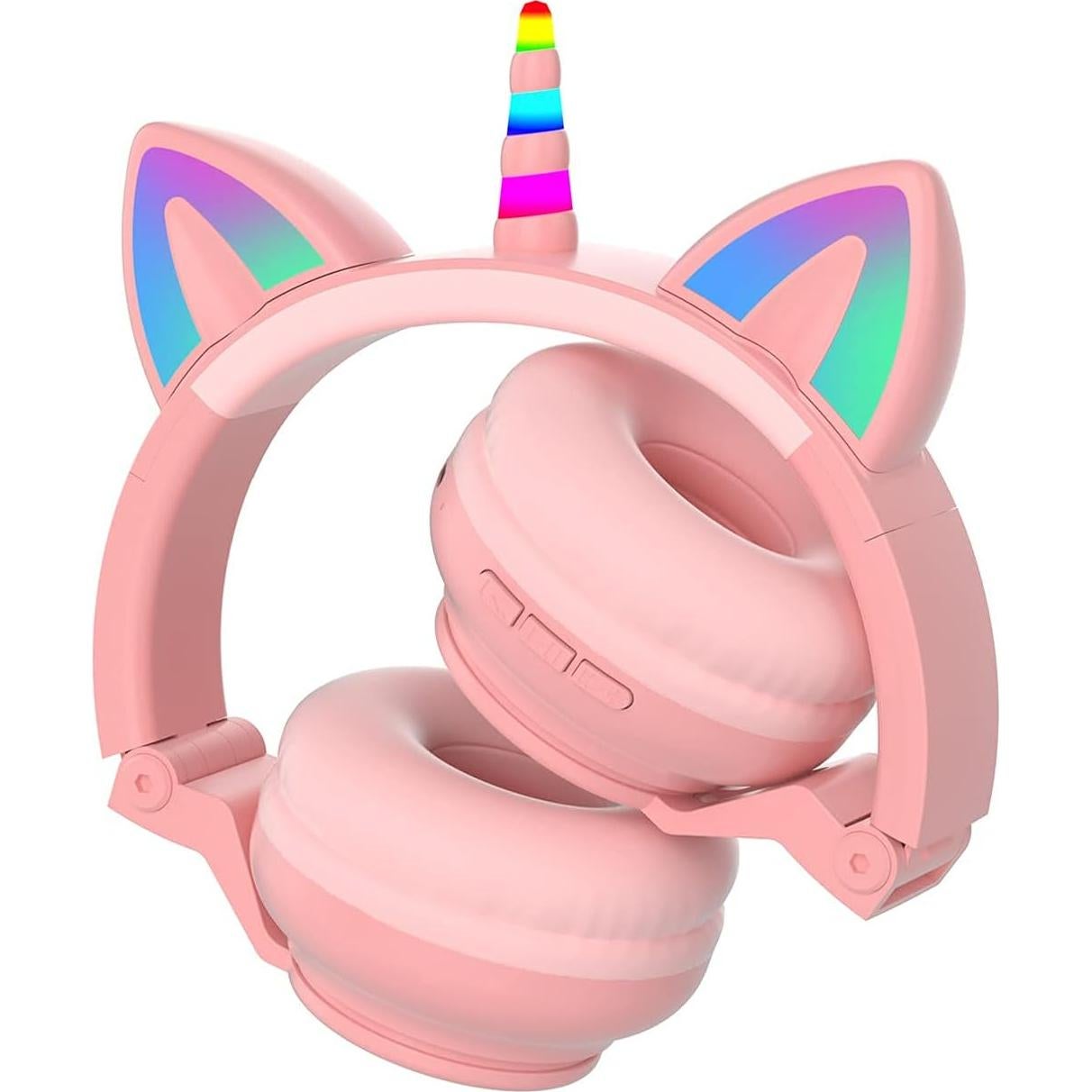 Auriculares Inalámbricos Yusonic Unicornio Rosa 220g Bluetooth 5.0