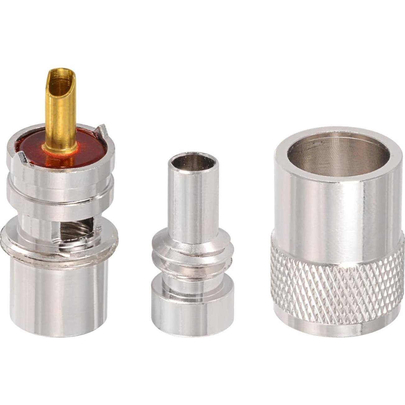 Conectores Coaxiales UHF PL259 Superbat para RG58 RG8X - Paquete de 2