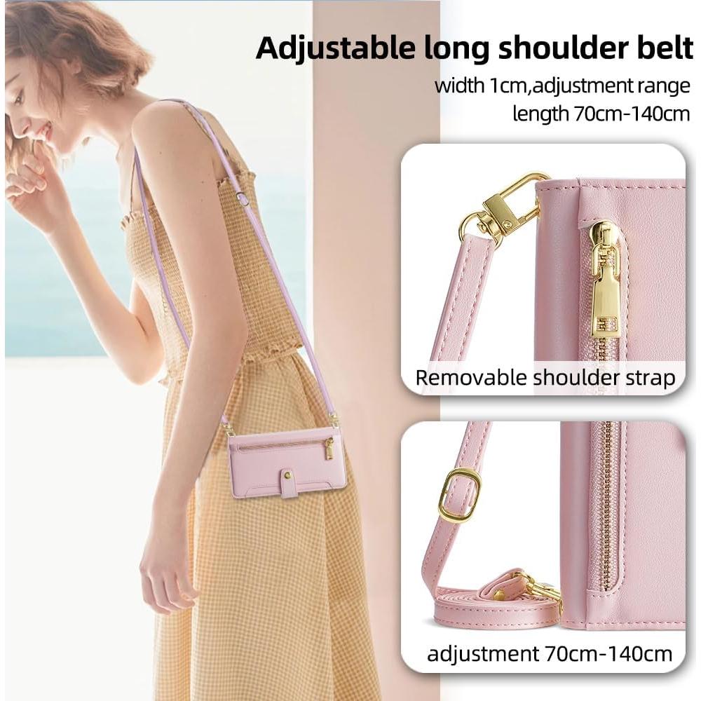 Funda Asuwish Flip Oro Rosa para Samsung Galaxy A10e