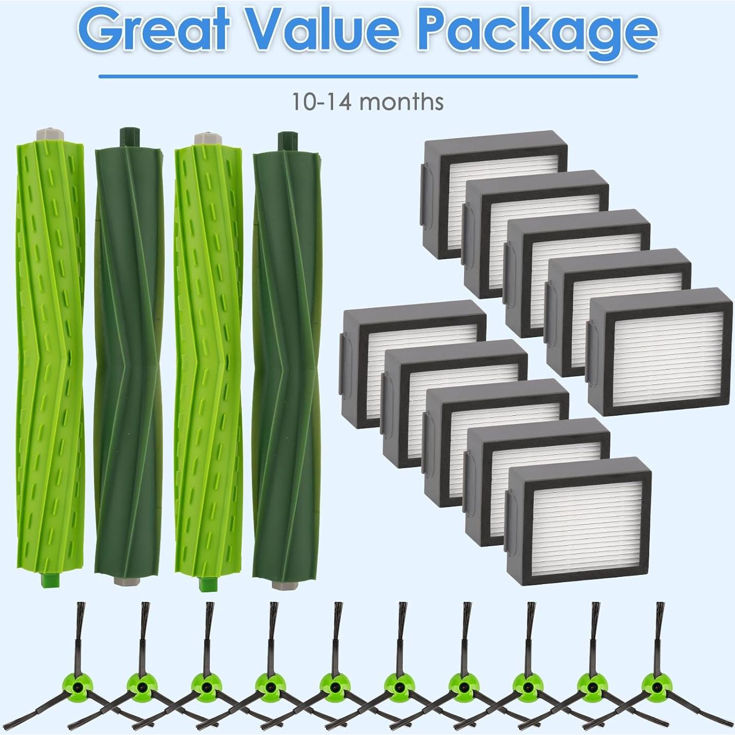 Kit de Accesorios COWINORY para iRobot Roomba Combo i5/j5 - 24 Piezas