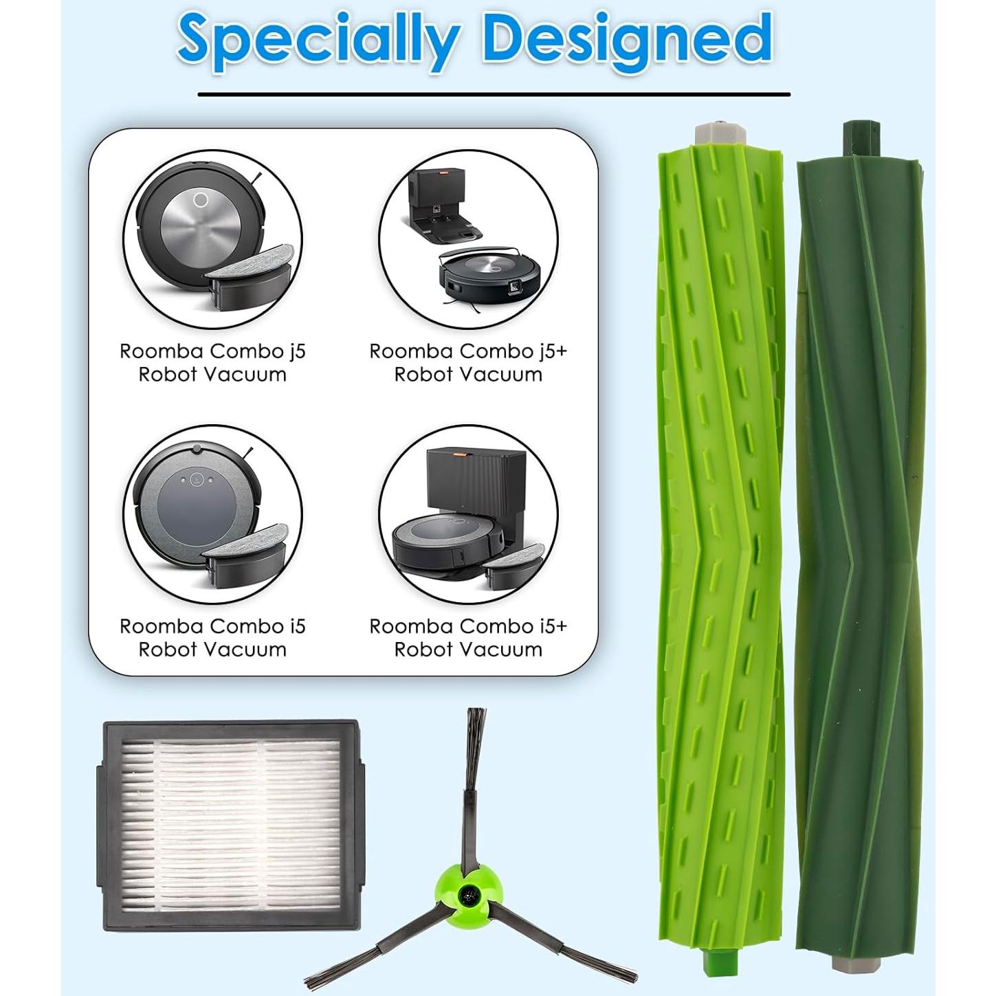 Kit de Accesorios COWINORY para iRobot Roomba Combo i5/j5 - 24 Piezas