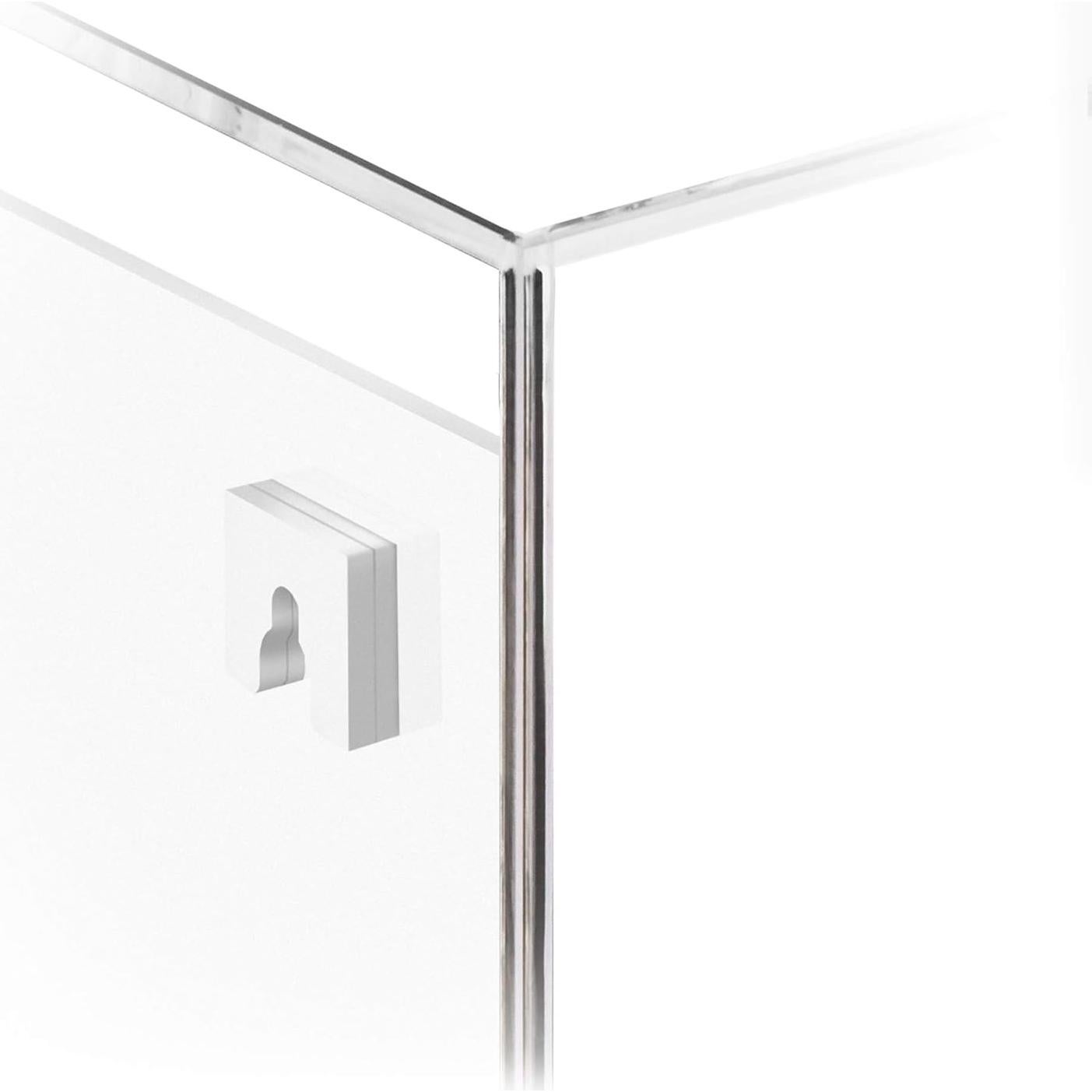 Caja de exhibición acrílica Better Display 20x15x33 cm montaje pared