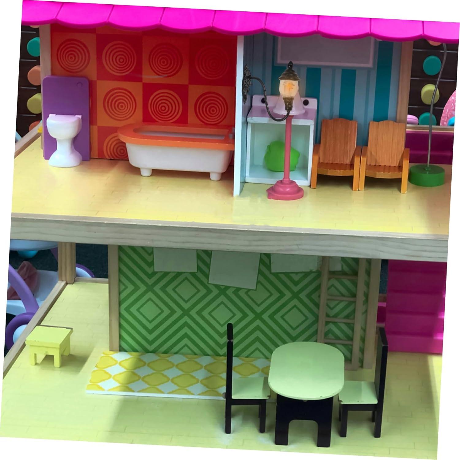 Apliques de Pared Miniatura DOITOOL 1:87 Negro 4 Pcs