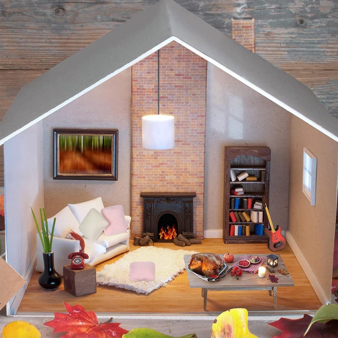 Almohadas Miniatura VICASKY 9pcs 3.99x3.99cm Decoración