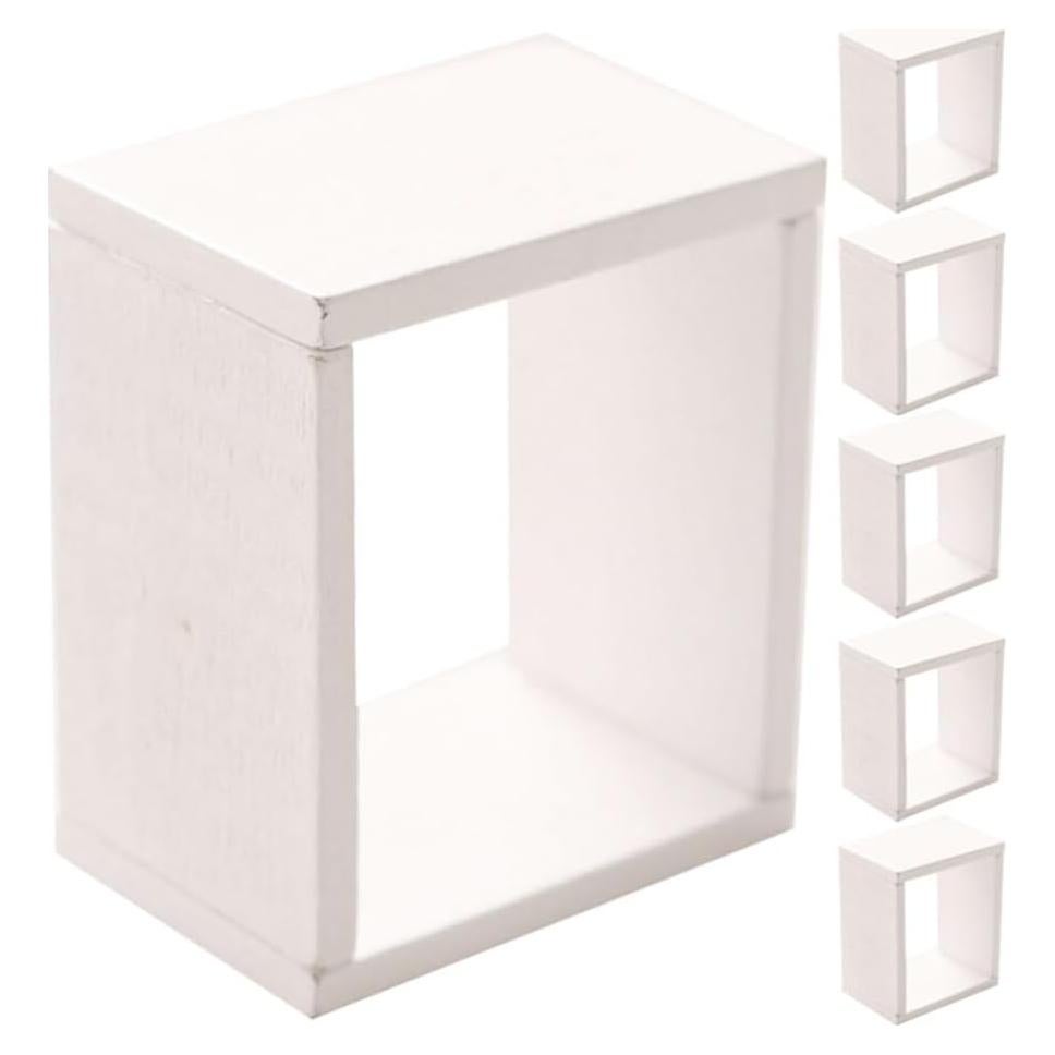 Estante de Almacenamiento Miniatura TOYANDONA 5x4.2 cm Blanco