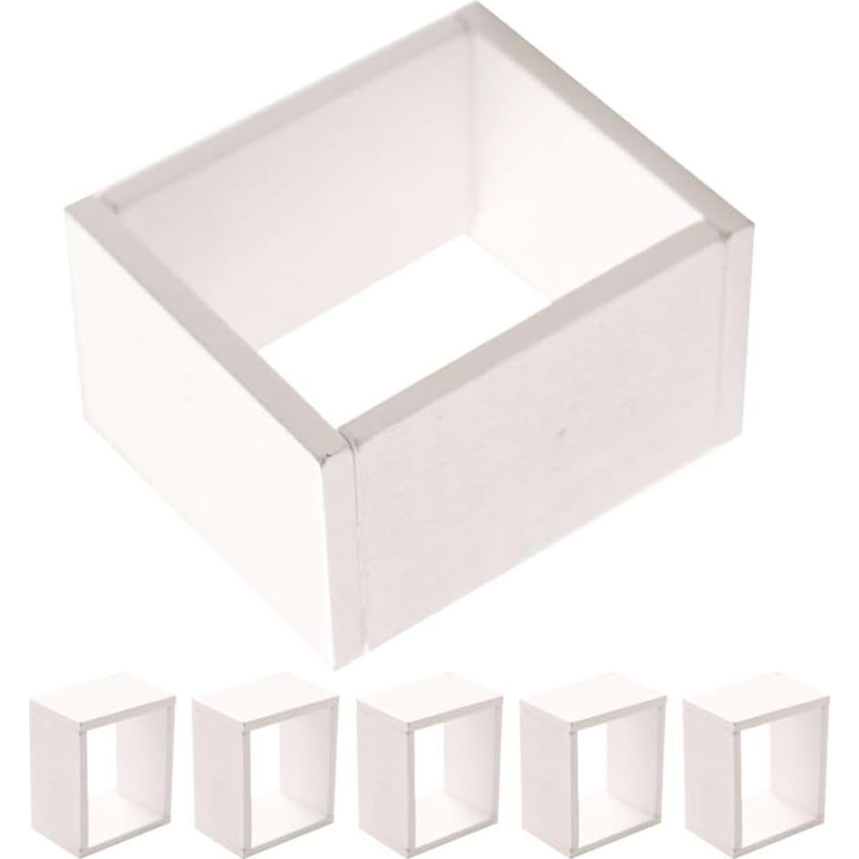 Estante de Almacenamiento Miniatura TOYANDONA 5x4.2 cm Blanco