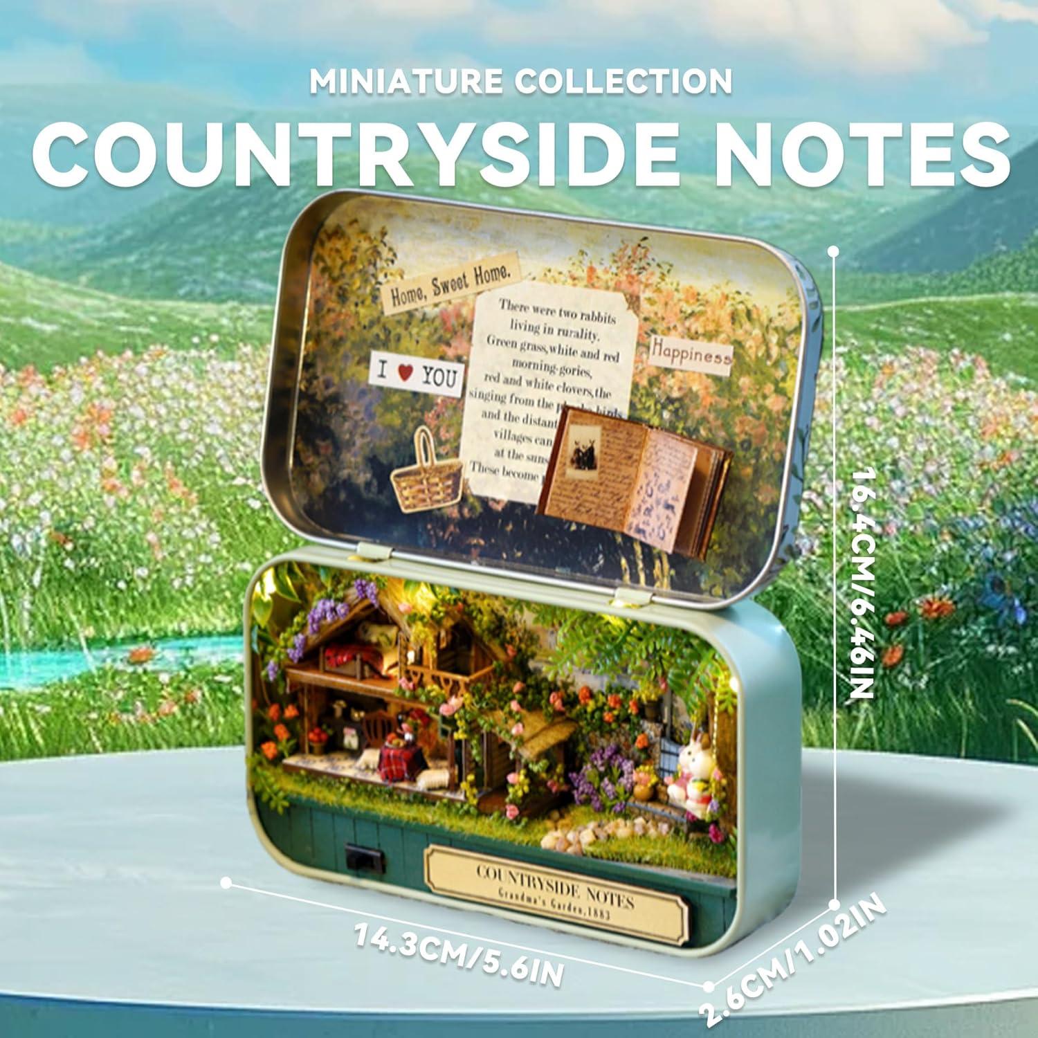 Kit Casa de Muñecas Miniatura Flever DIY con Muebles 14 cm