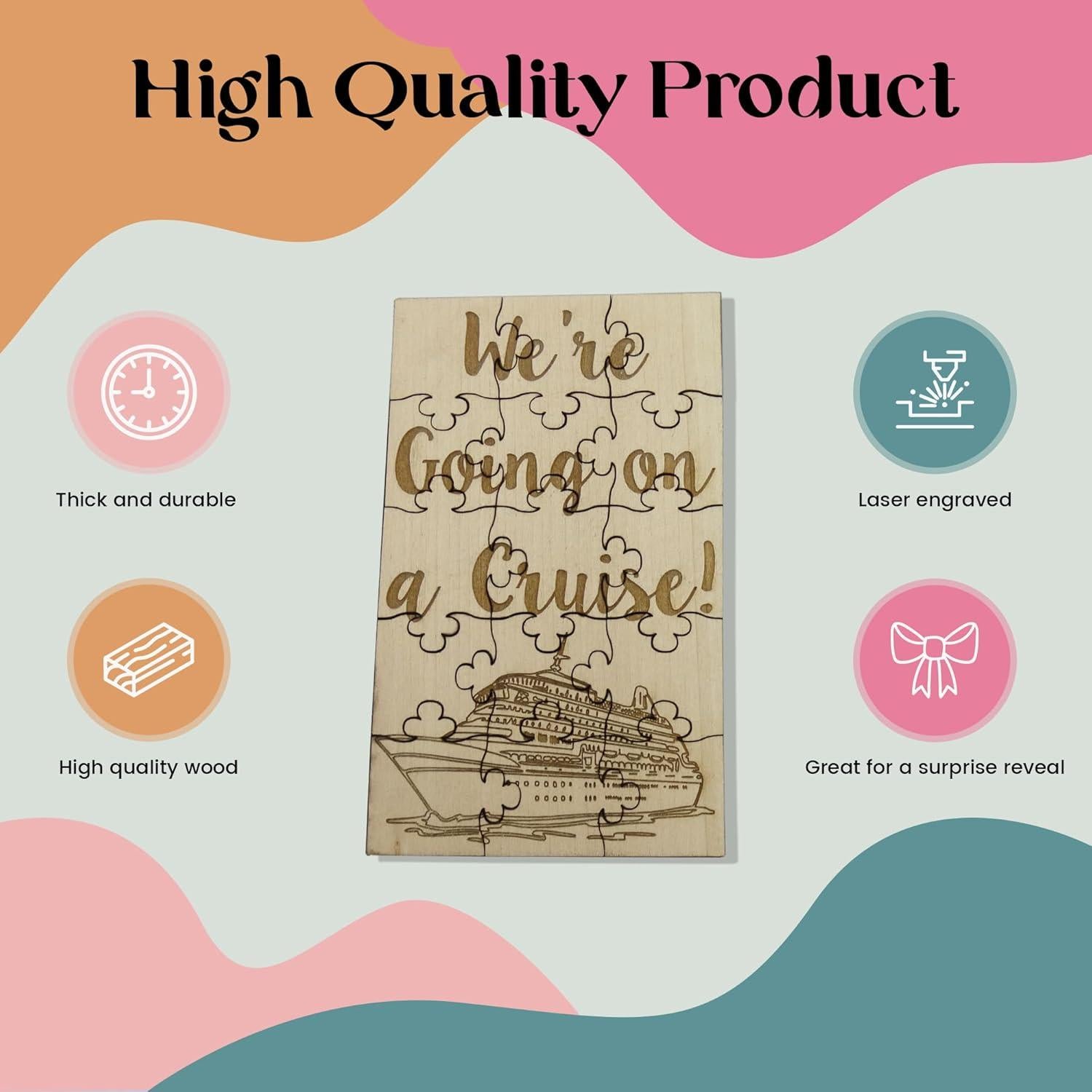 Rompecabezas de Madera Crucero FashionJunkie4Life 15 Piezas