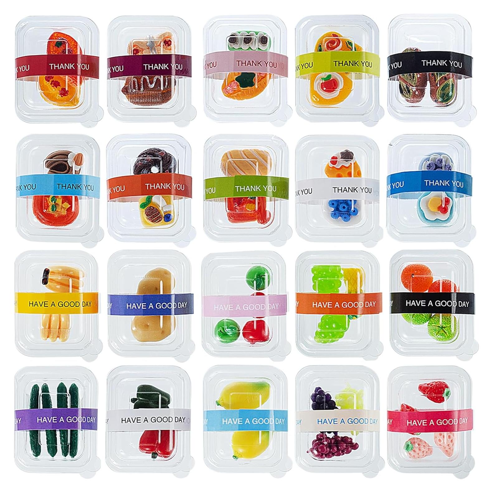 75 Piezas Miniatura Comida Casa de Muñecas WEHOO Accesorios