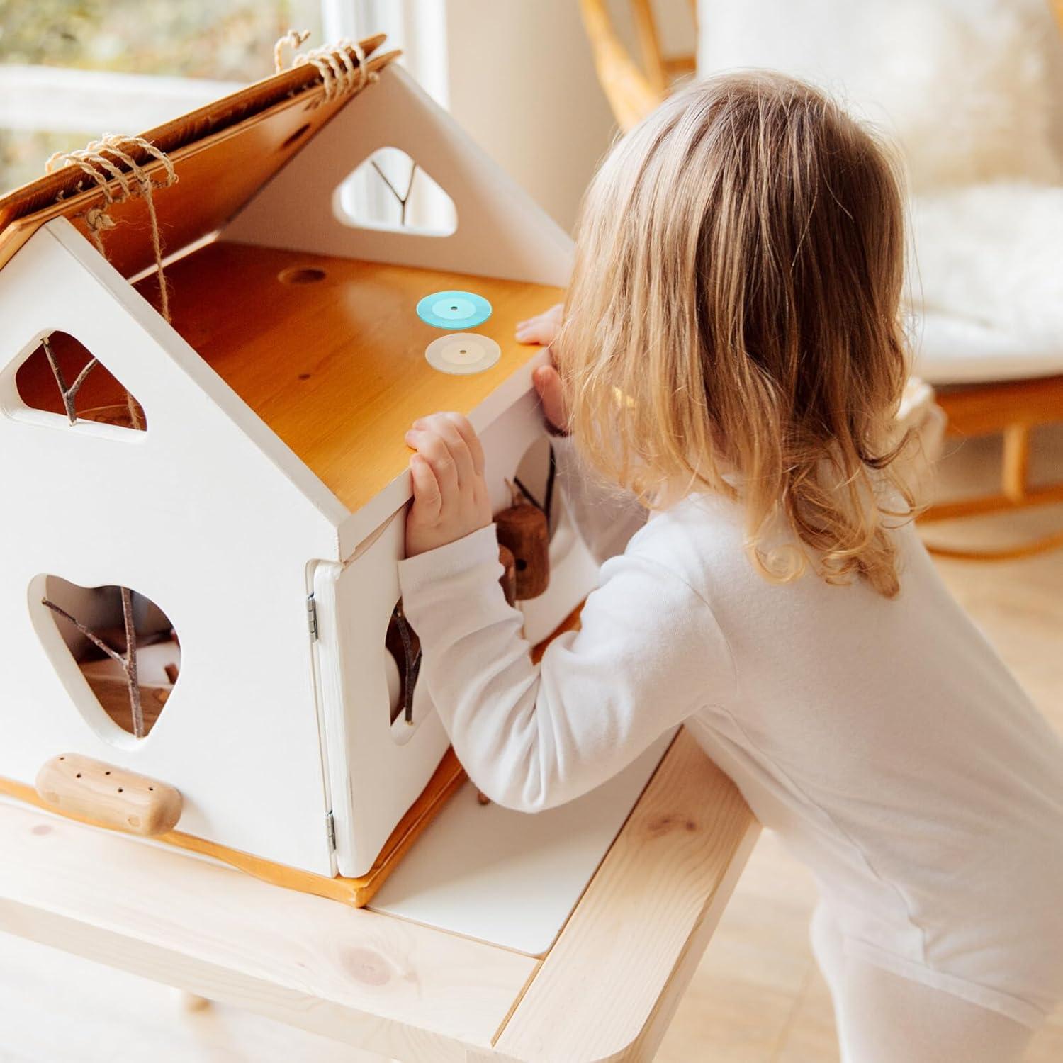 Mini Discos de Vinilo Aboofan 6pcs para Casa de Muñecas 1:12