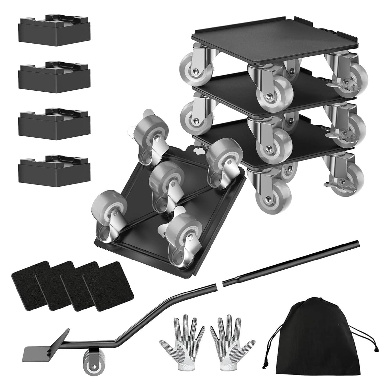 Carro de Muebles LOYAL TIGER 2000 kg con 5 Ruedas 360°