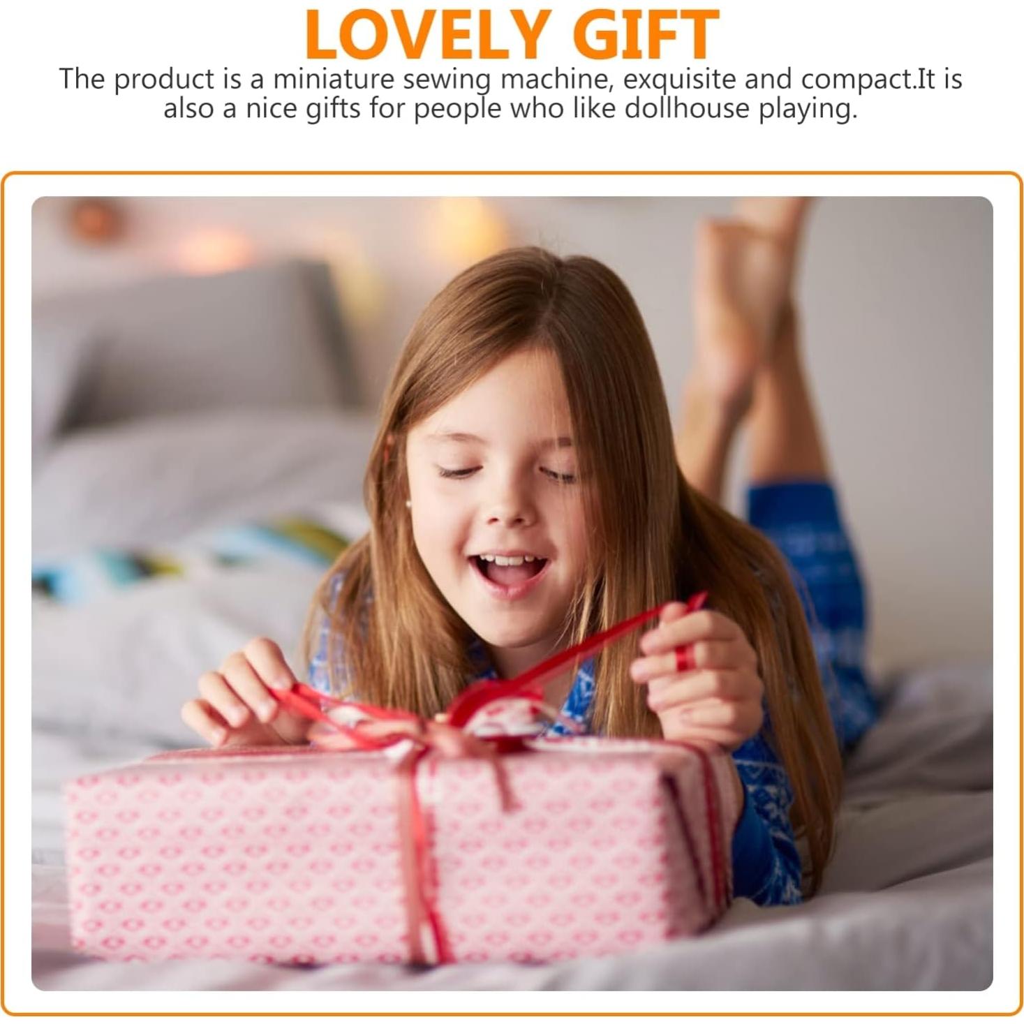 Máquina de Coser Miniatura Alipis 1:12 Juguete Decorativo