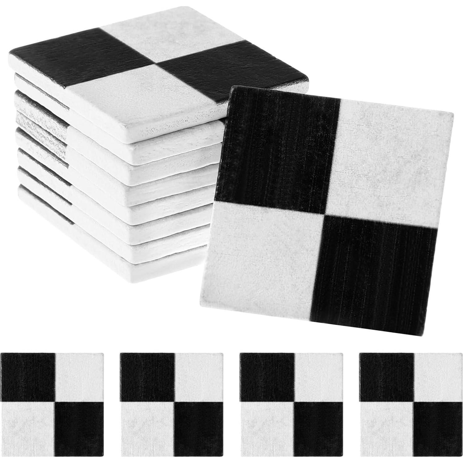 18 Piezas Mini Tablas de Piso Jojofuny para Casa de Muñecas