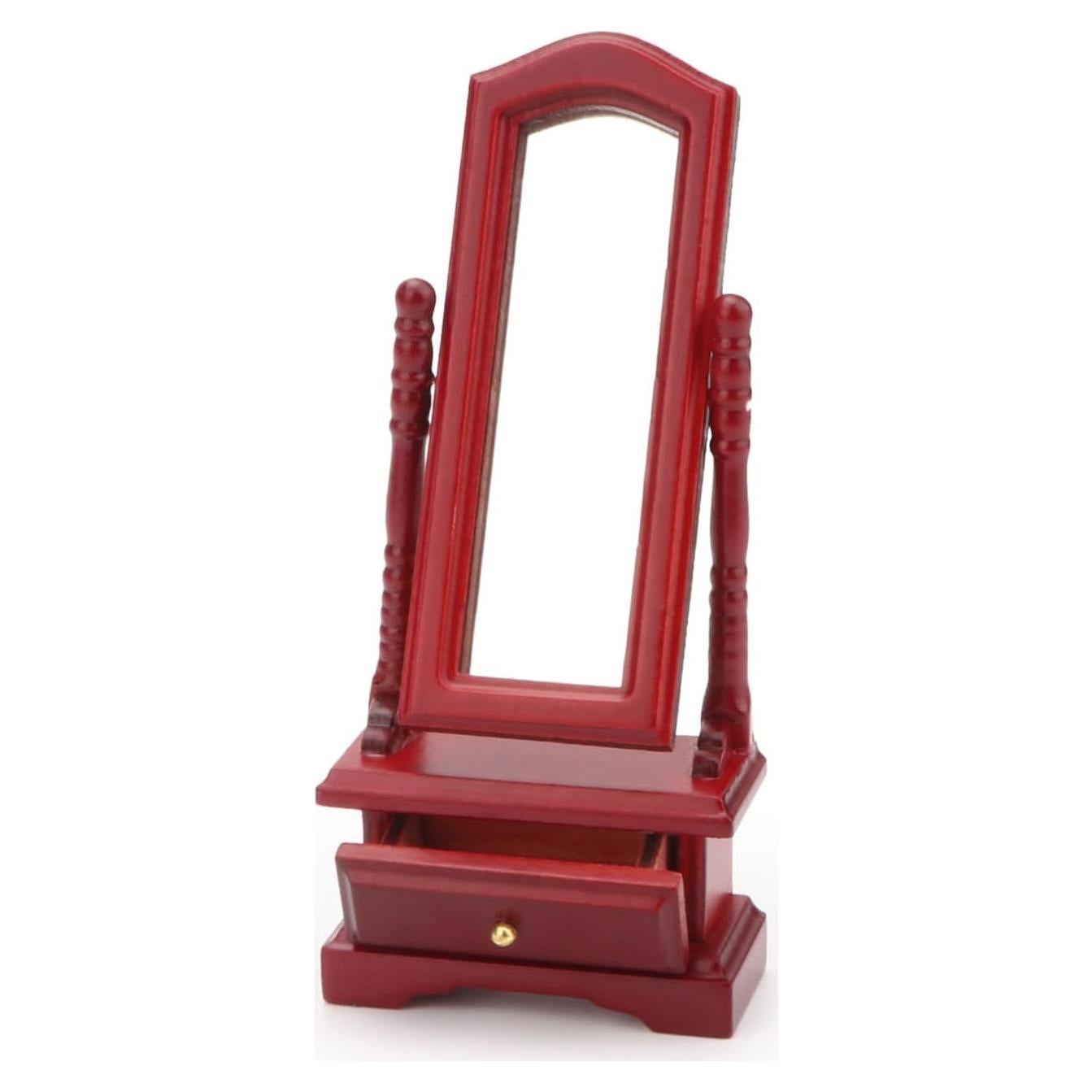 Espejo Miniatura 1:12 Cutemini con Cajón Rojo