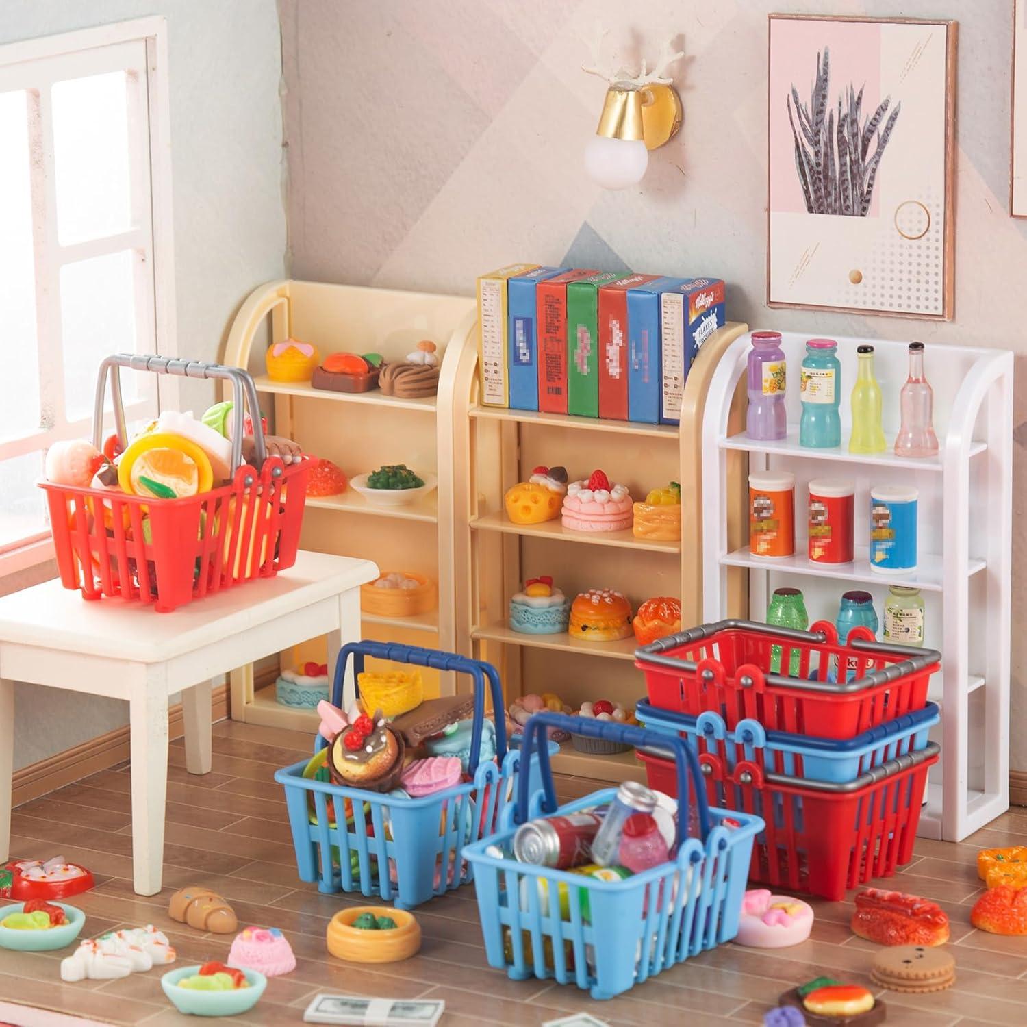 Estante de Supermercado Miniatura HSJH 4 Capas 30x20 cm