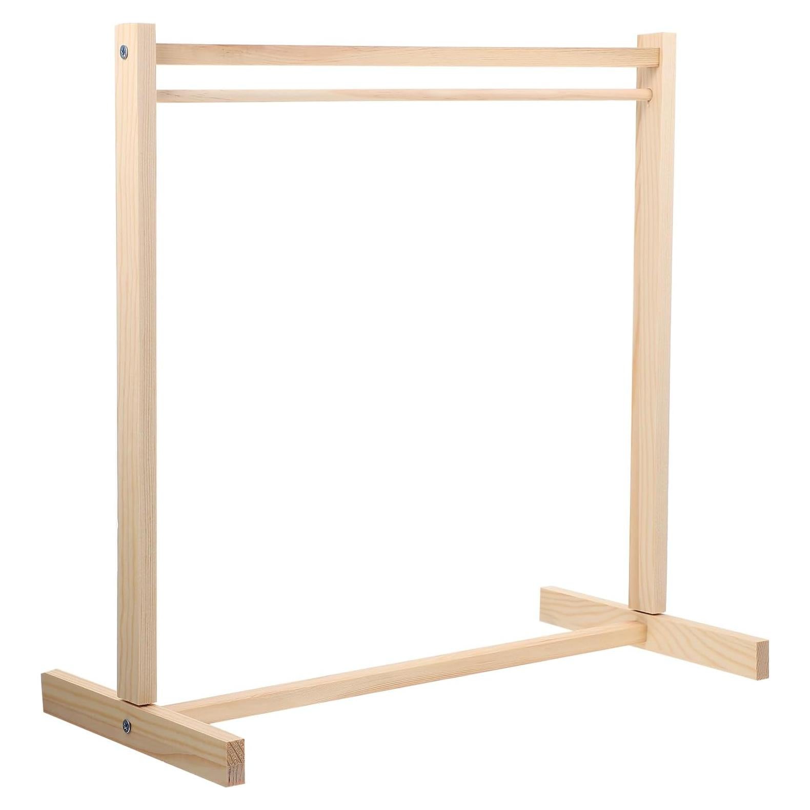 Perchero de Muñecas de Madera Operitacx 40cm Organizador
