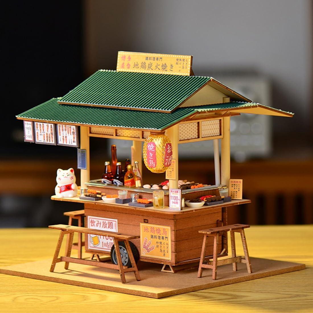 Kit Casa de Muñecas Miniatura DIY Cjeuxnr Restaurante Japonés