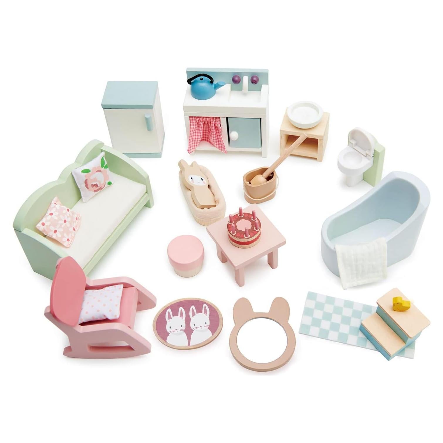 Conjunto de Muebles del Campo Tender Leaf Toys 42x30cm