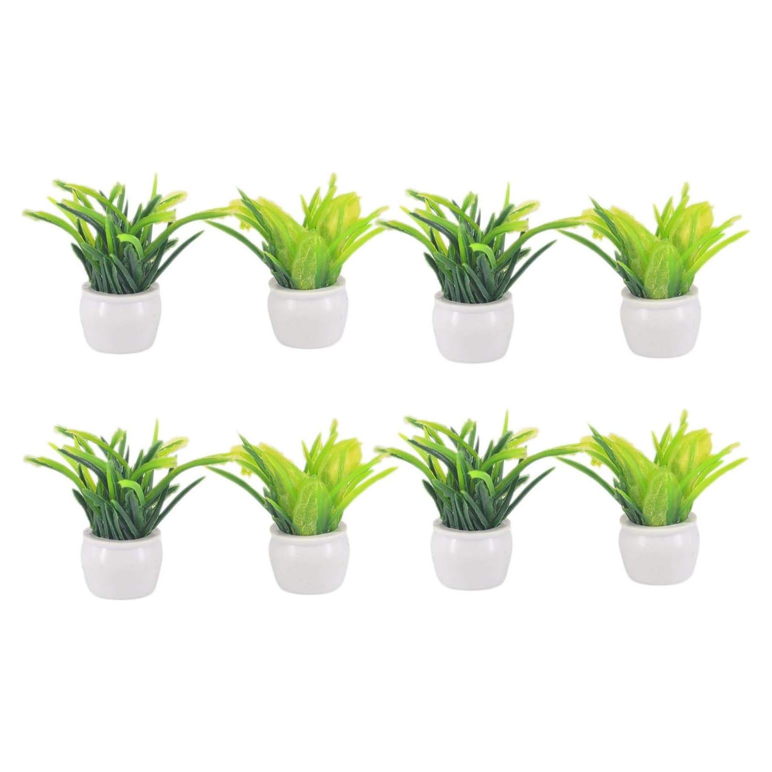 Macetas de Decoración para Casa de Muñecas Lynkaye 1:12