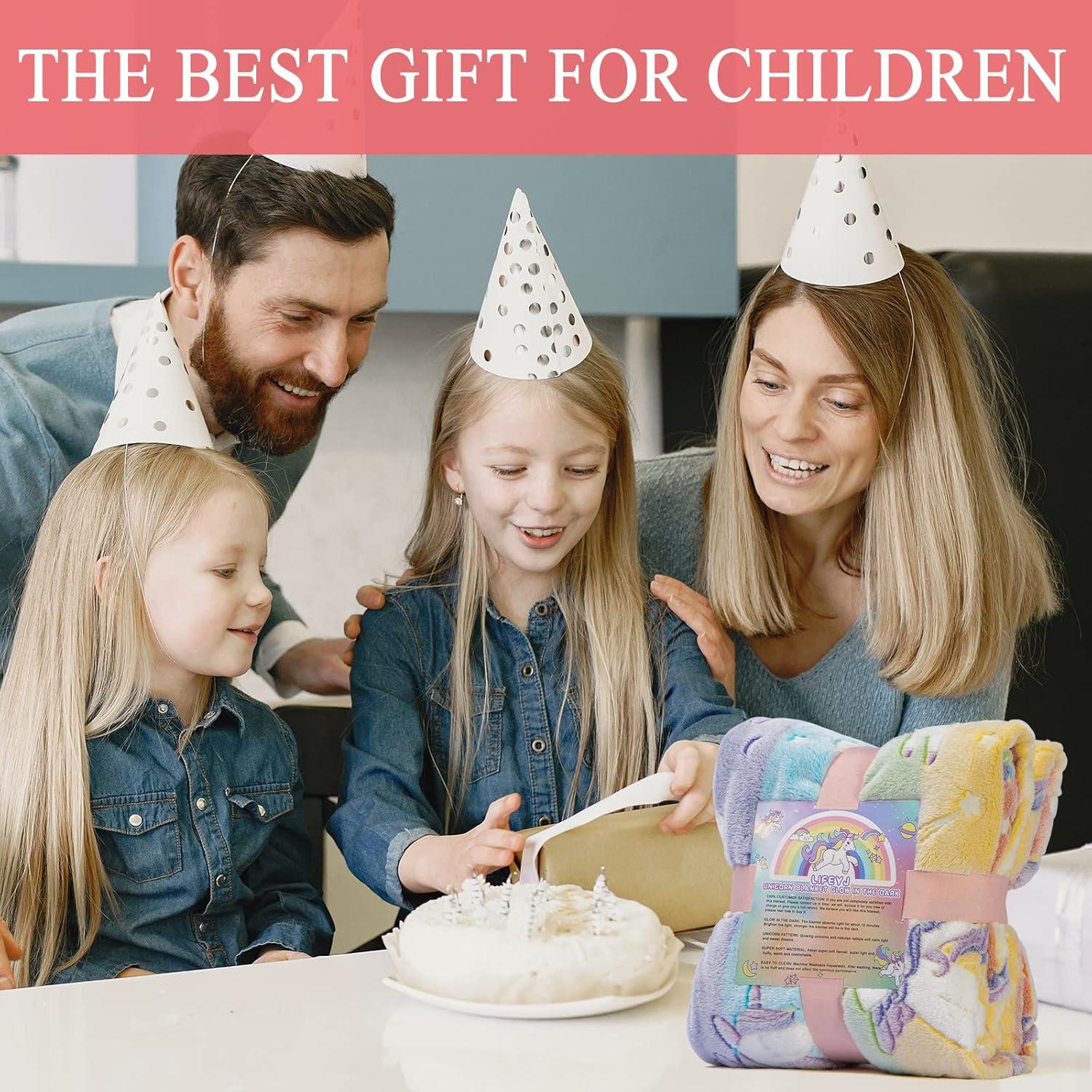 Manta Luminosa LIFEYJ Unicornio Rosa 127x152 cm