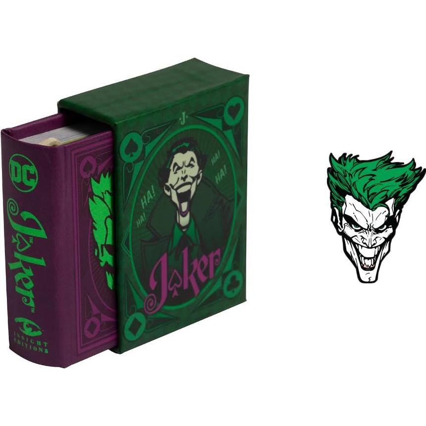 DC Comics: The Joker Tiny Book and Pin Set (Batman)