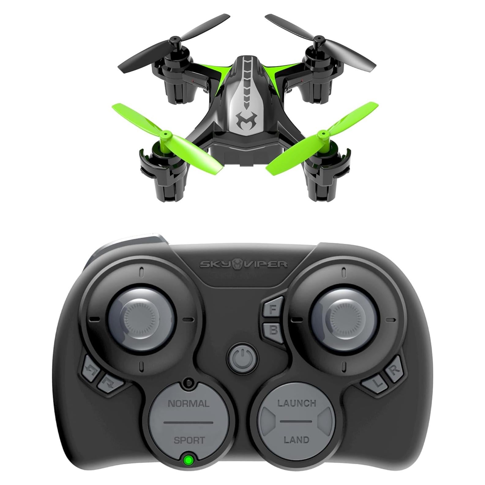 Dron Nano Sky Viper 18774 Negro/Verde 0.22 kg