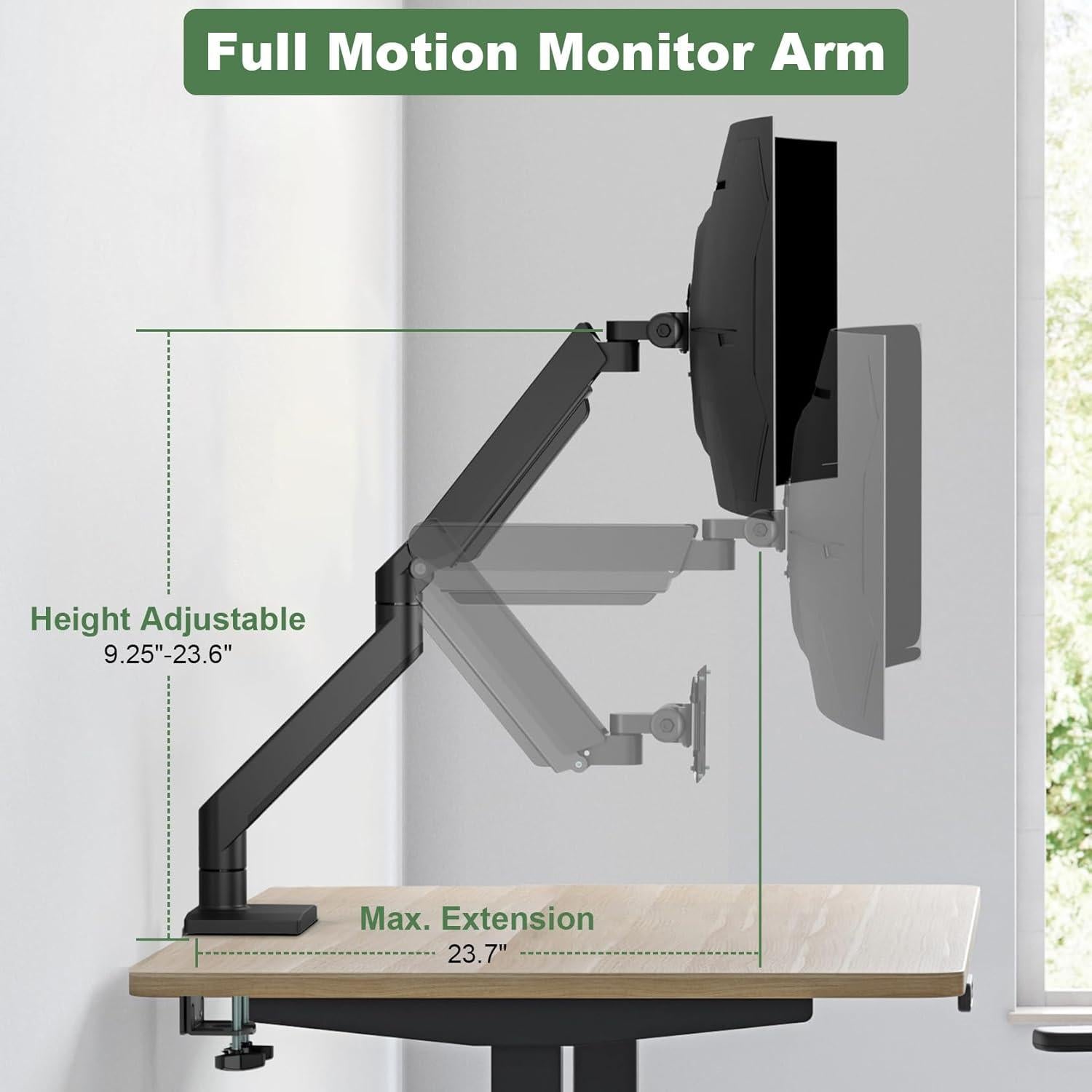 Brazo de Monitor UPGRAVITY para Pantallas 17-57" hasta 25kg