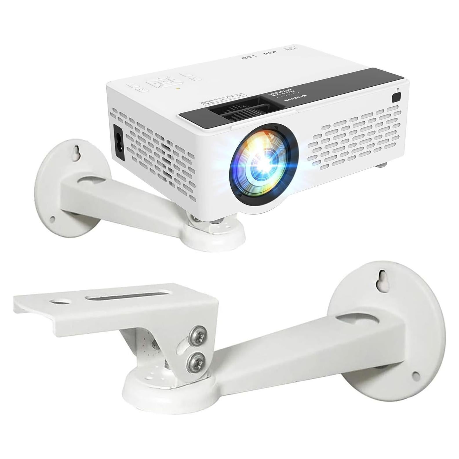 Soporte de Pared para Mini Proyector 2-Be-Best Blanco 20cm