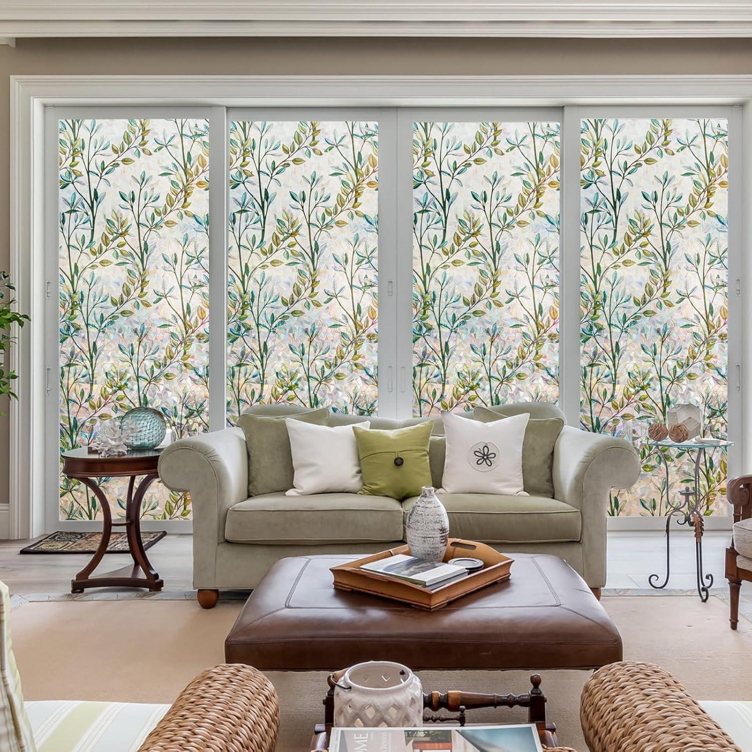 Película de Privacidad para Ventanas Donox 44.5x198 cm Anti-UV