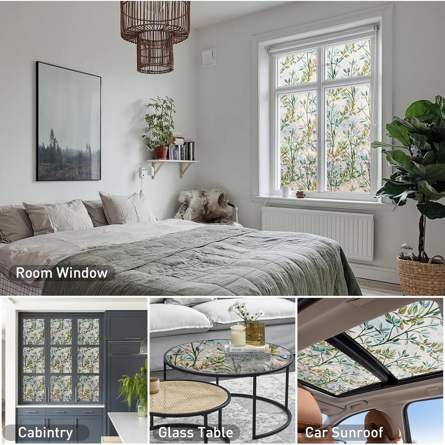 Película de Privacidad para Ventanas Donox 44.5x198 cm Anti-UV