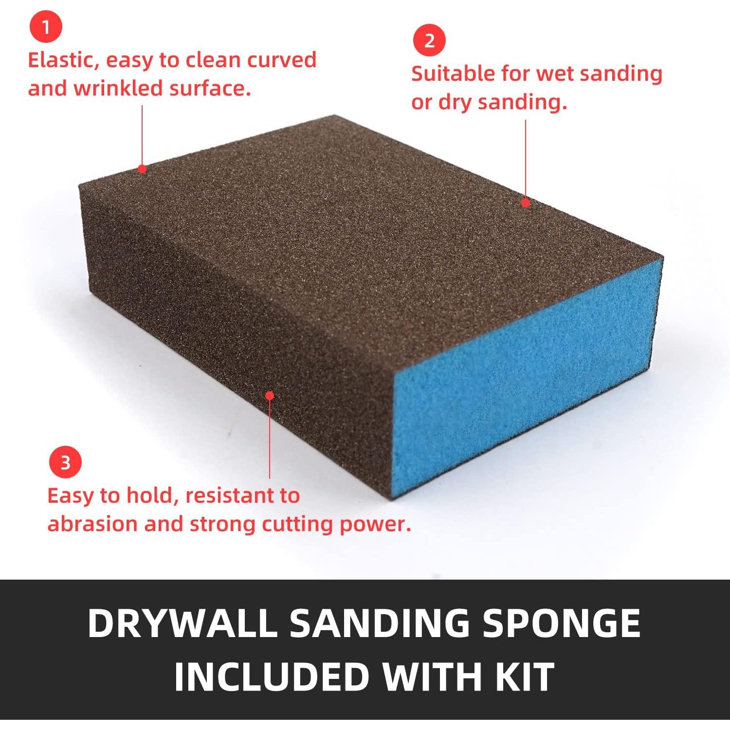 Kit de Reparación de Pared Boncart - Masilla 100g y Parche 2" a 4"