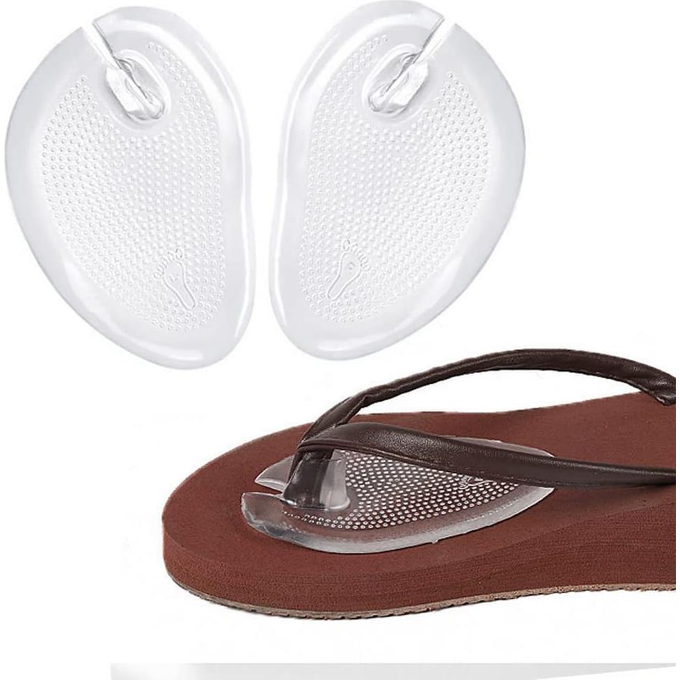 3 Pares Almohadillas de Gel Silicona Transparente para Dedos