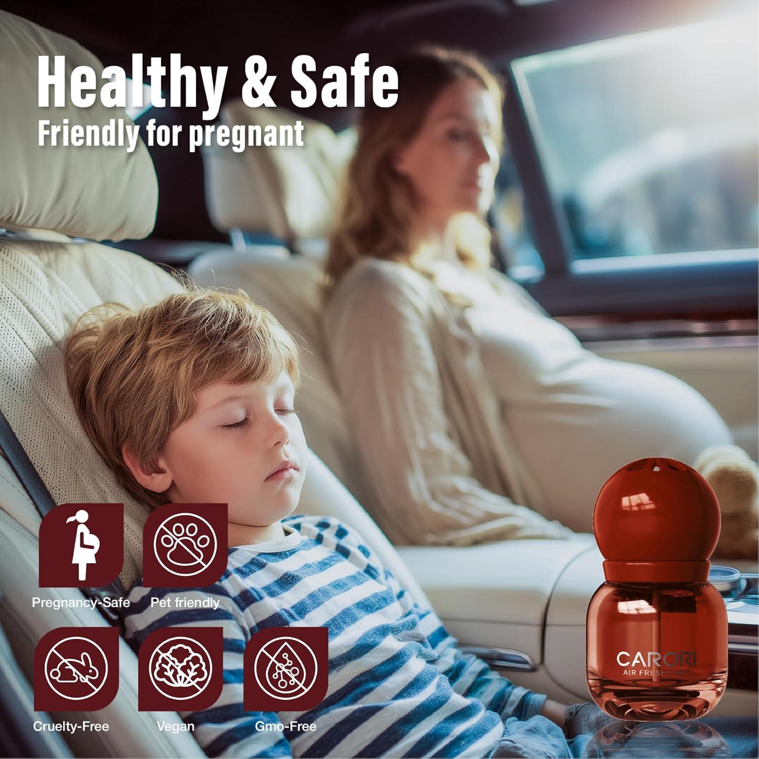 Ambientador de Auto CARORI Clip Manzana y Canela 13ml x2