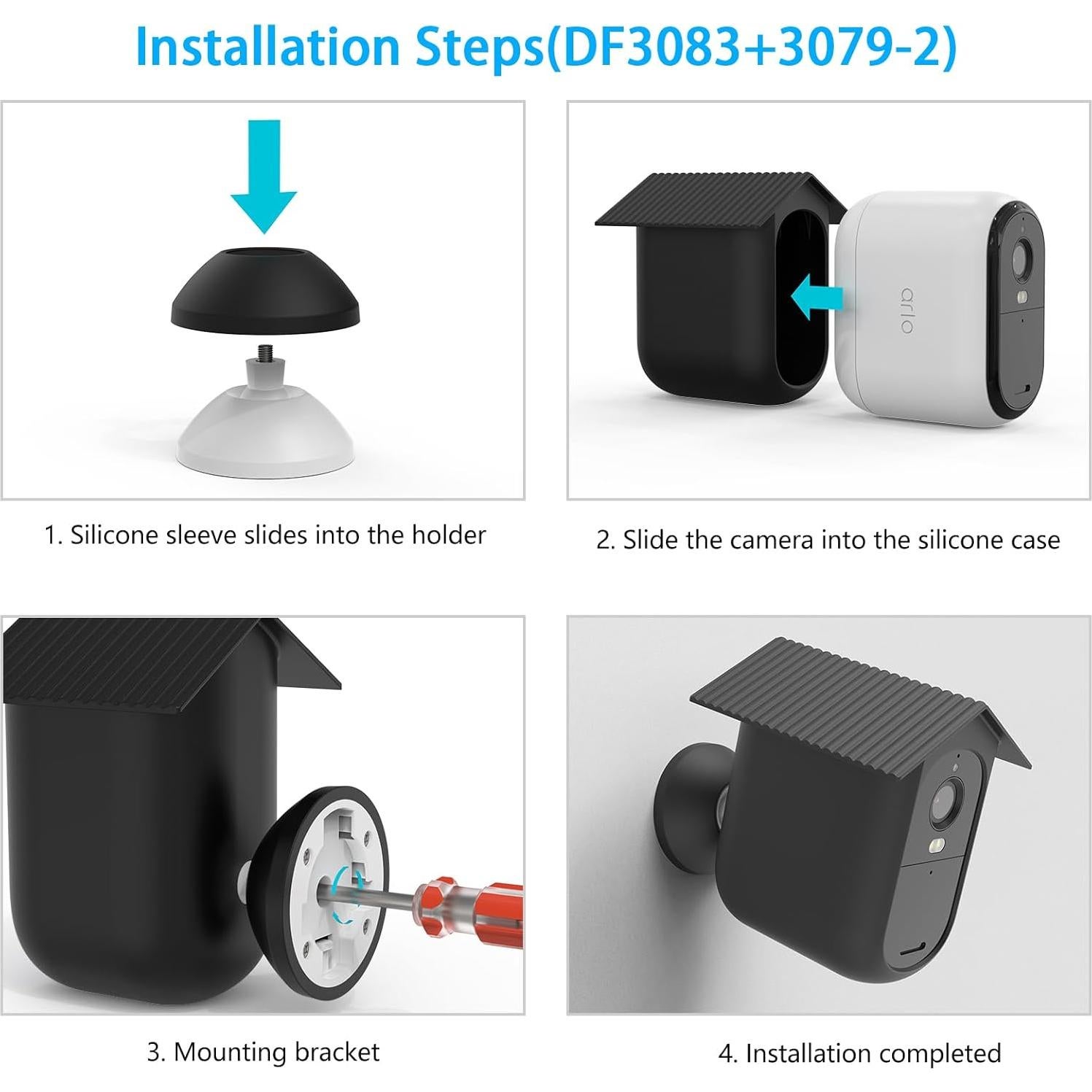 Cubiertas de Silicona HOLACA para Cámara Arlo Essential XL 2da Gen