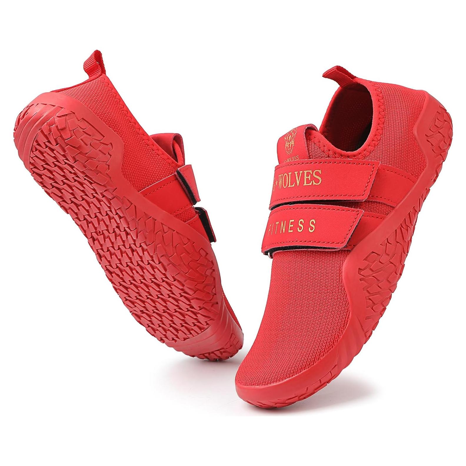Zapatos de Fitness Skerxut SJG-001 Unisex Rojo 5M/4H