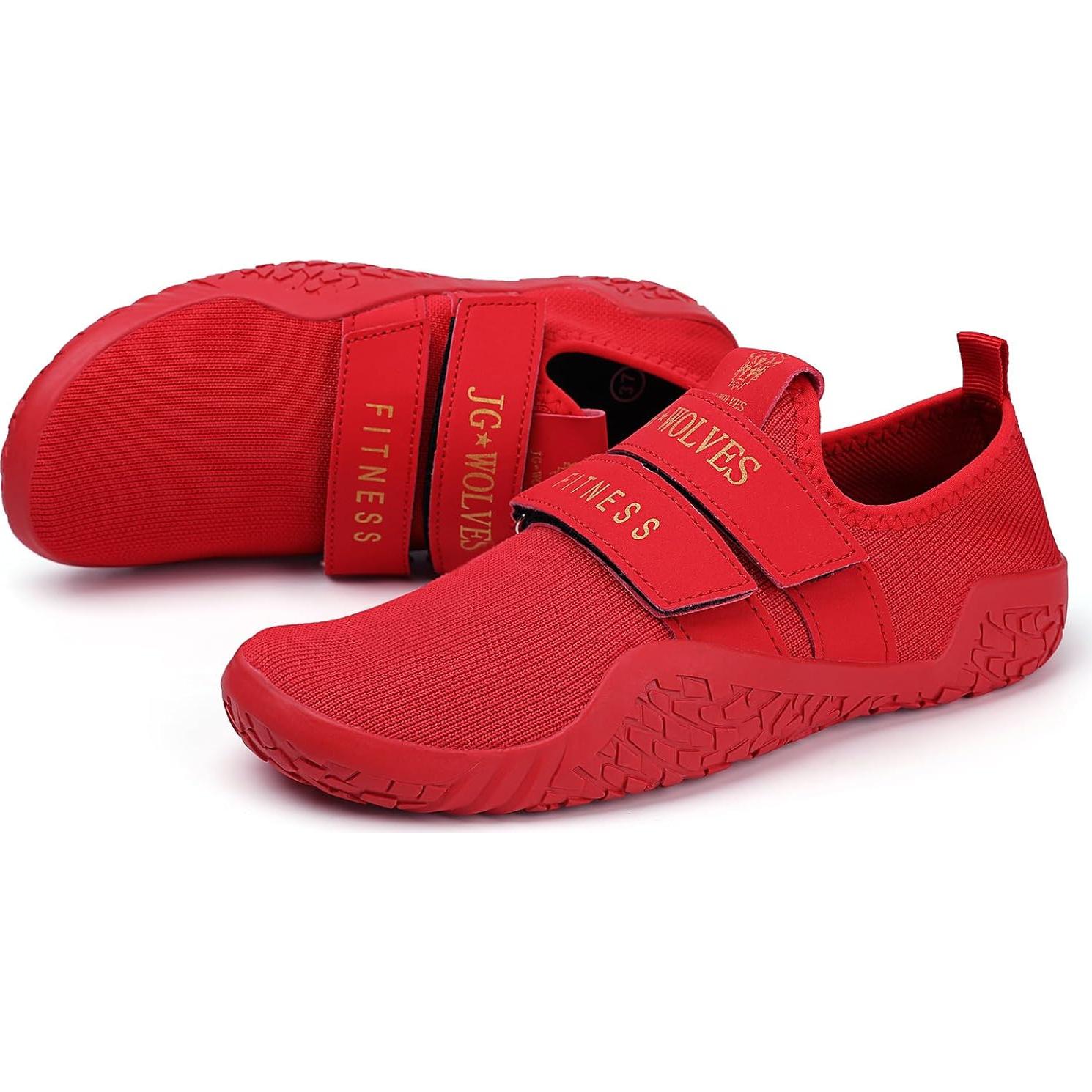 Zapatos de Fitness Skerxut SJG-001 Unisex Rojo 5M/4H