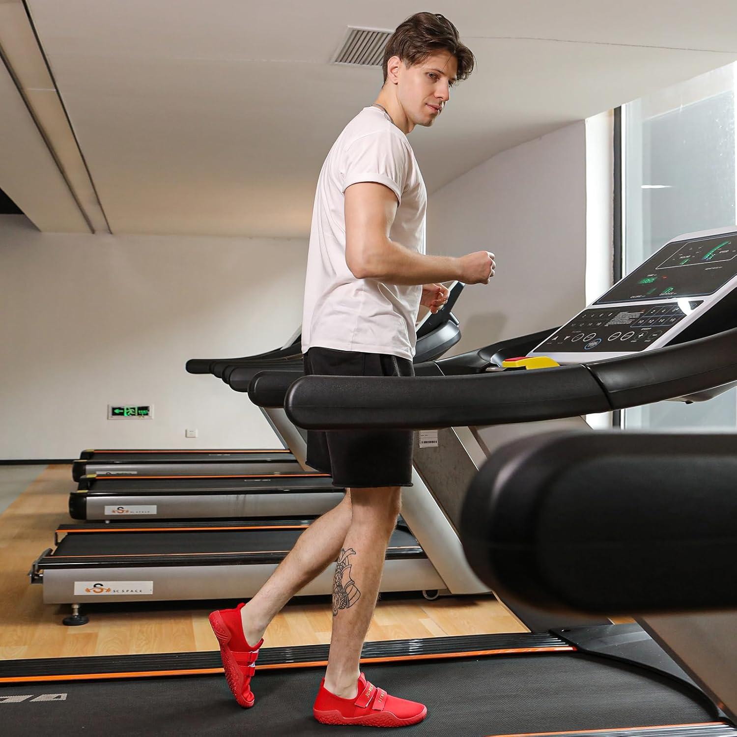 Zapatos de Fitness Skerxut SJG-001 Unisex Rojo 5M/4H