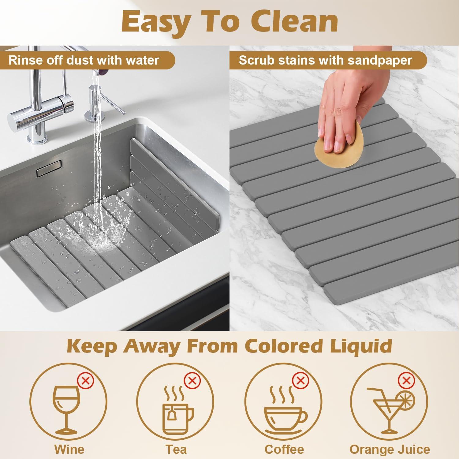 Alfombrilla de Secado de Piedra Diatomácea Masspro 61x41cm