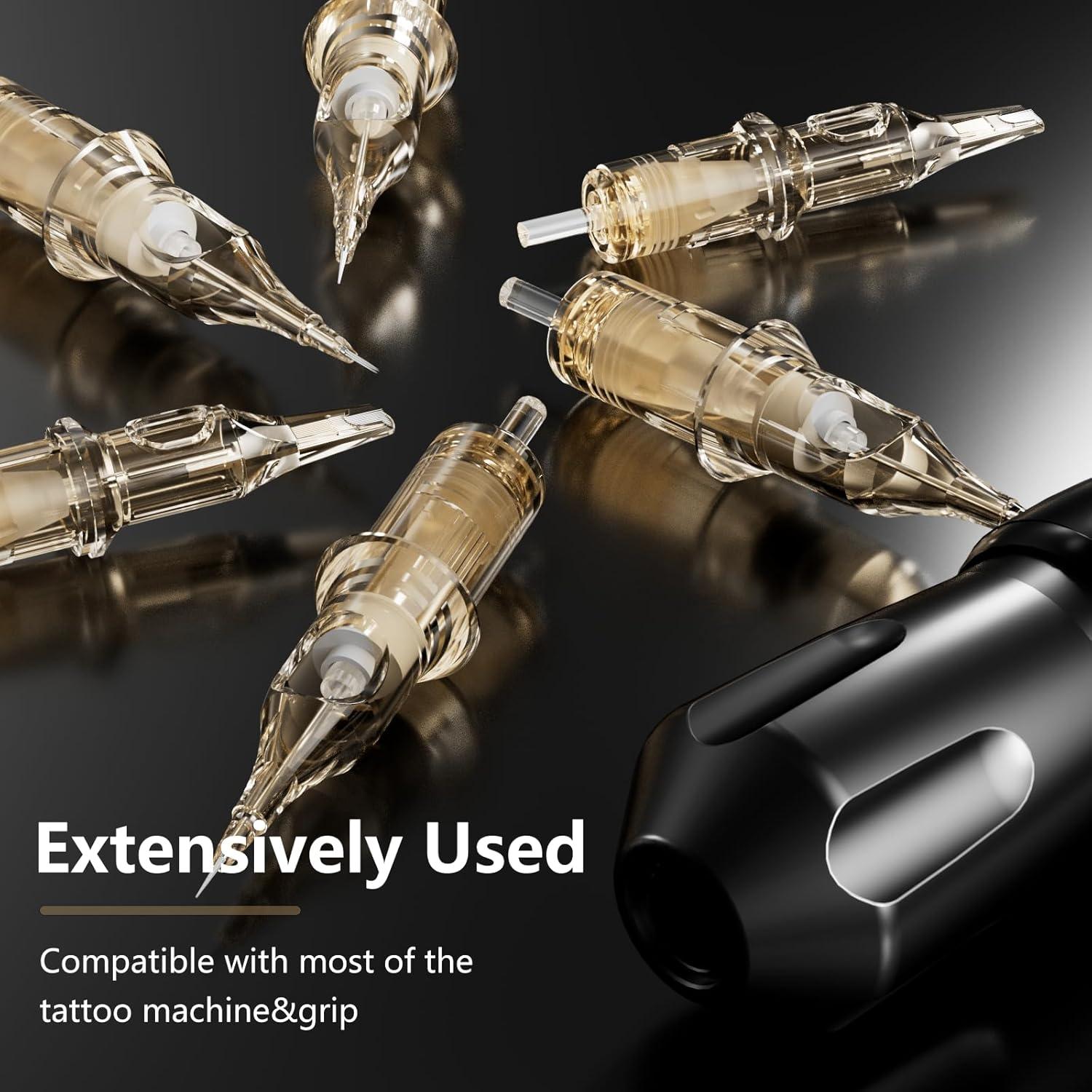 Cartuchos de Agujas de Tatuaje BIGWASP 3RL 20Pcs Generación 3