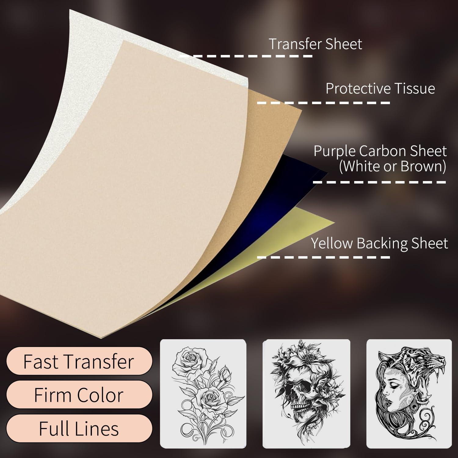 Kit de Práctica de Tatuaje Judero 20 Piezas Piel y Papel