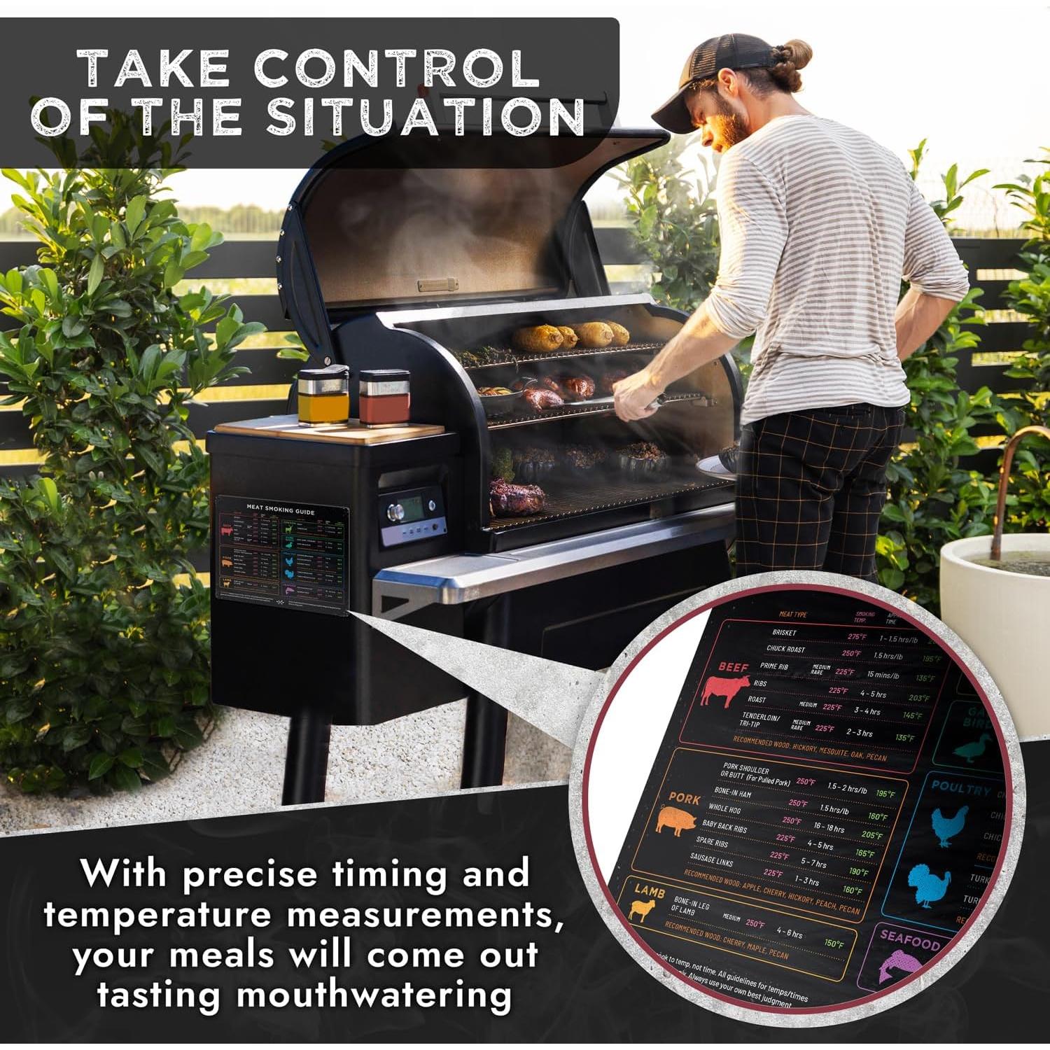 Imán para Ahumar Carne Horizontal Levain & Co - Guía de BBQ