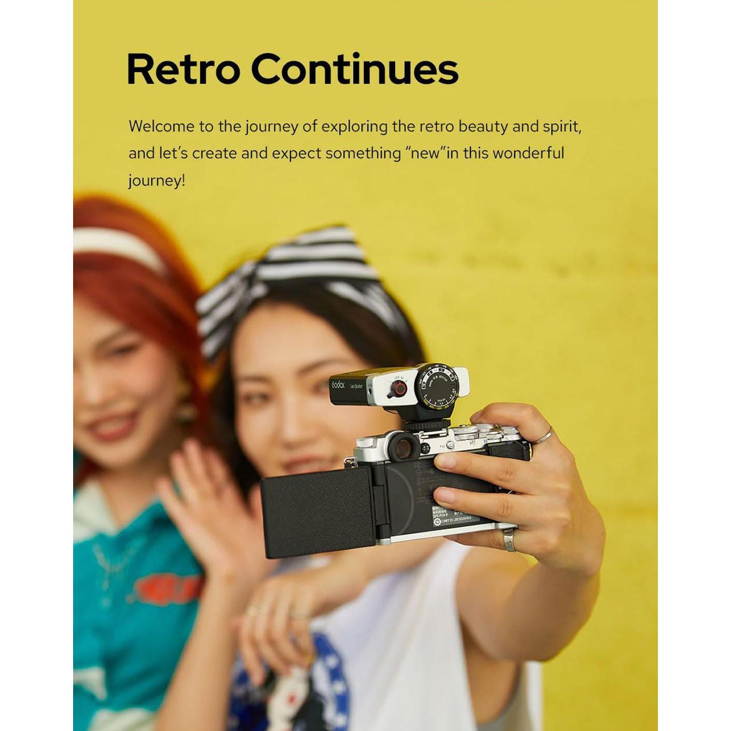 Flash Godox Lux Junior Retro para Cámara - Speedlite GN12